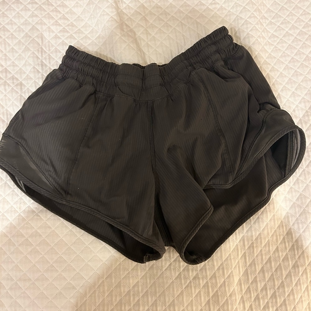 lululemon athletica Black Athletic Shorts hotty hot